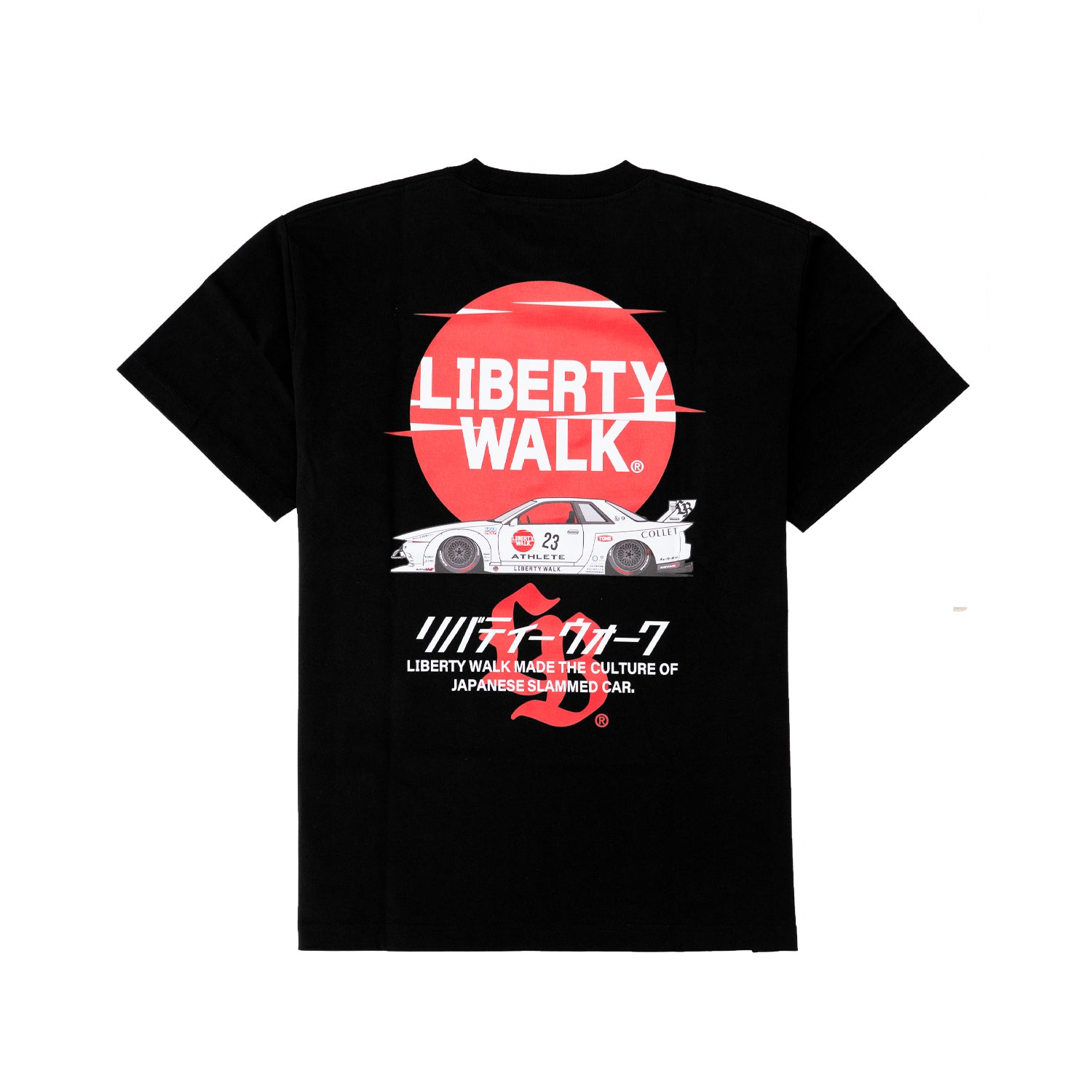 Sunrise Logo R32 Tee Black – LIBERTY WALK