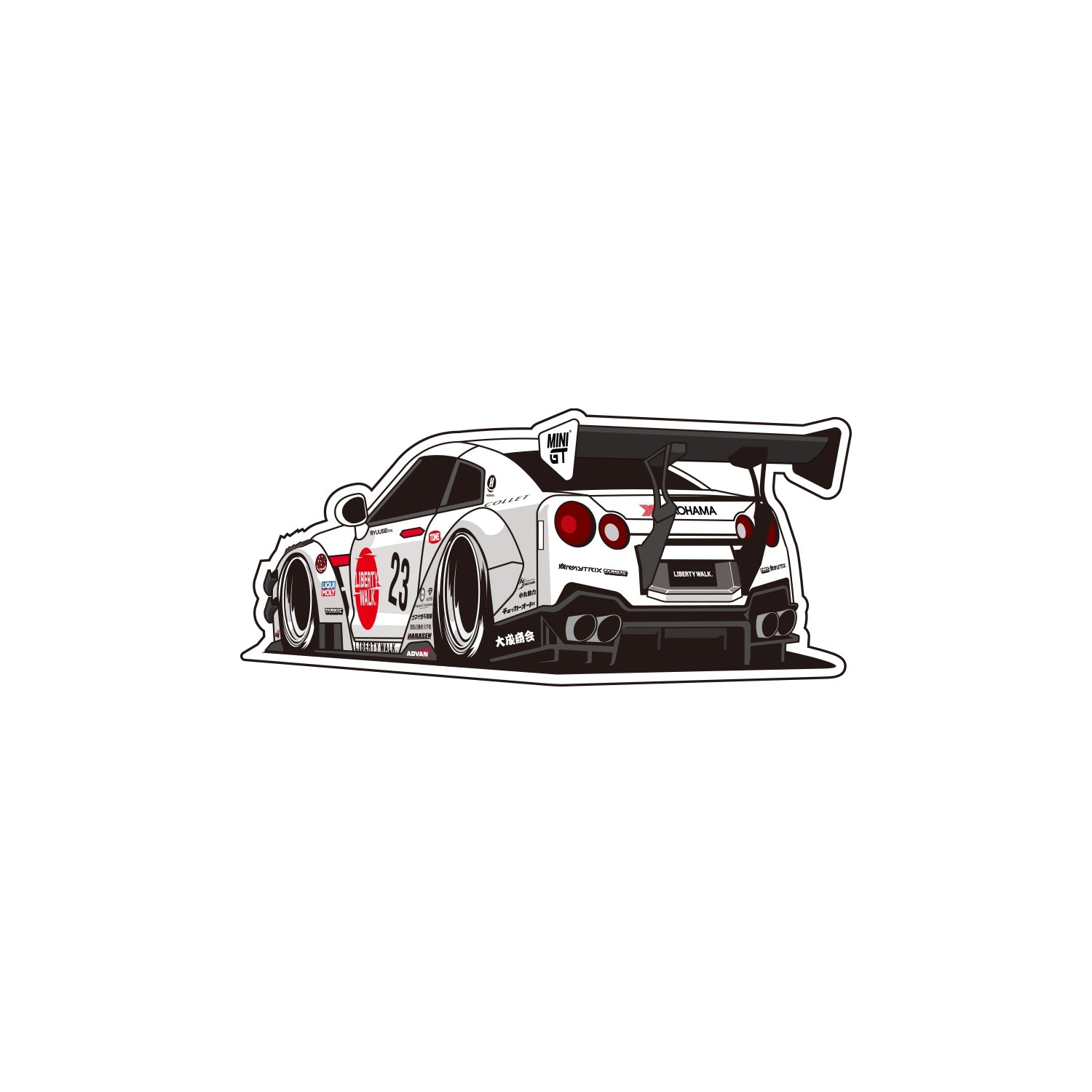 B35 Sticker Note LB-WORKS R35 type 2 Sticker - LB-ONLINE STORE – LIBERTY WALK