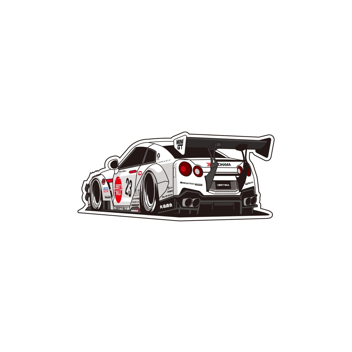 LB-WORKS R35 type 2 Sticker - LB-ONLINE STORE – LIBERTY WALK