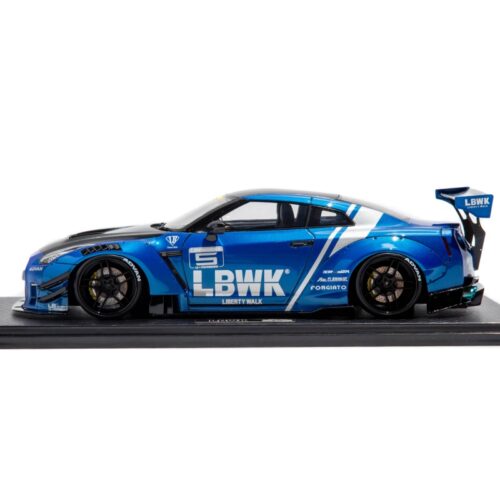 ignition model 1/18 LB-WORKS NISSAN GT-R R35 Type2 Blue - LB 