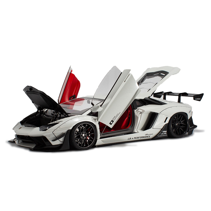 AUTOart 1/18 LB-WORKS 兰博基尼Aventador 限量版金属白- LB-网上商店