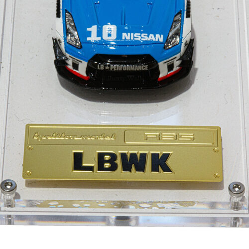 ignition model 1/64 LB-WORKS NISSAN GT-R R35 Type2 White×Blue - LB ...