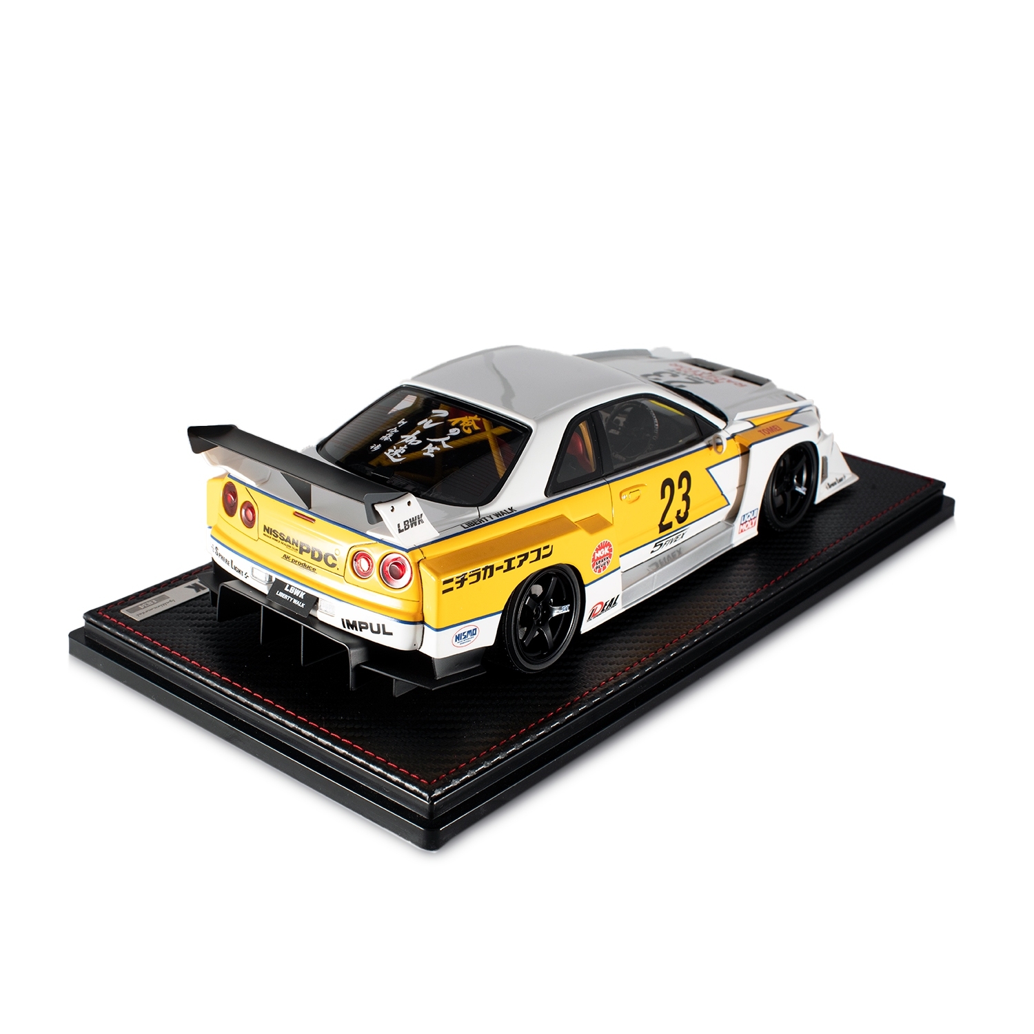 ignitionmodel 1/18 LB-ER34 Super Silhouette SKYLINE White/Yellow