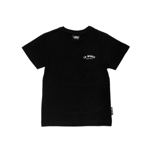 LB-WORKS Arch Logo Kids Tee Black - LB-ONLINE STORE