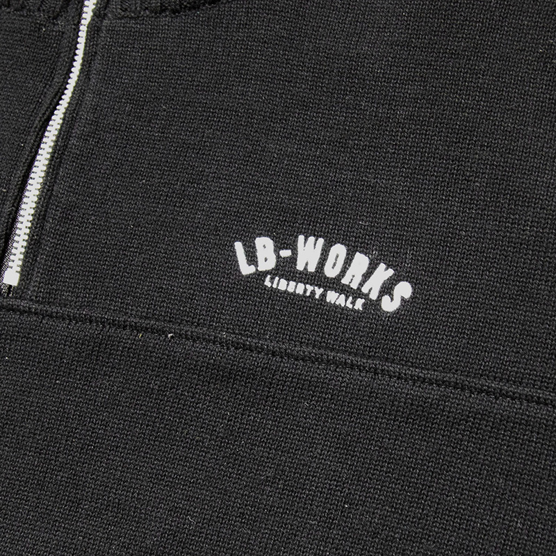 LB-WORKS Half Zip Knit Black - LB-ONLINE STORE