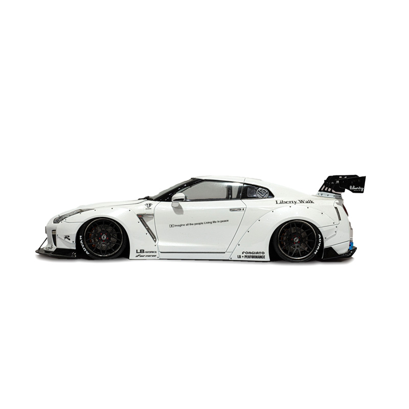 AOSHIMA Plastic model 1/24 LB-WORKS NISSAN GT-R R35 Type1.5 White 