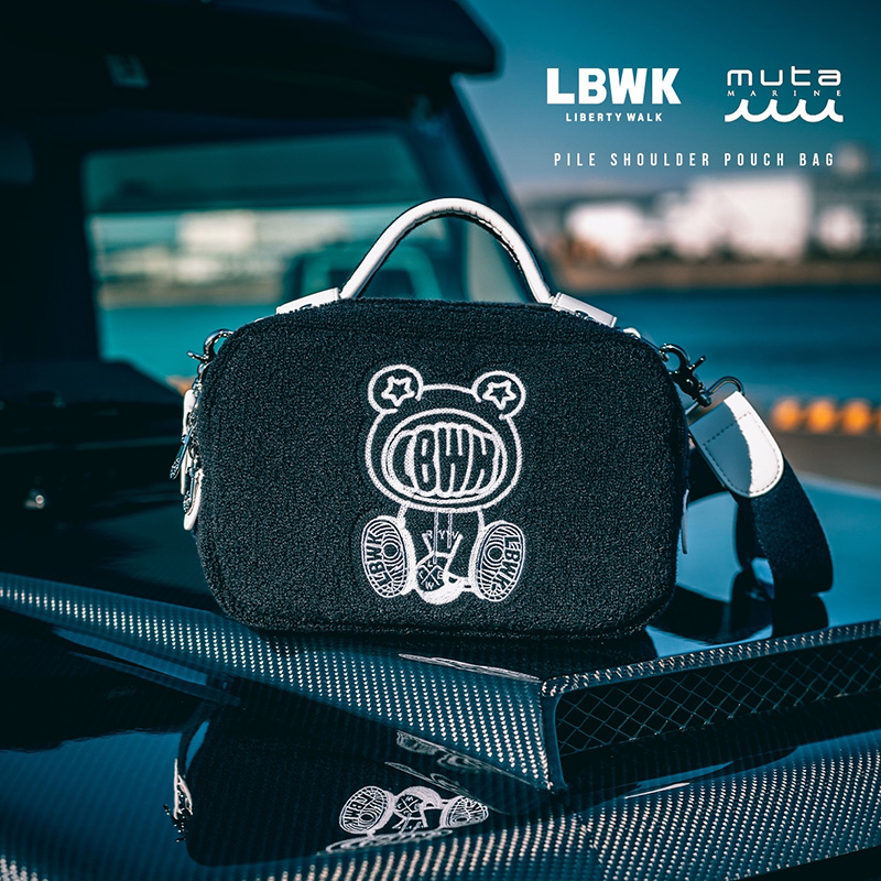 muta×LBWK Pile Shoulder Pouch Bag Black - LB-ONLINE STORE