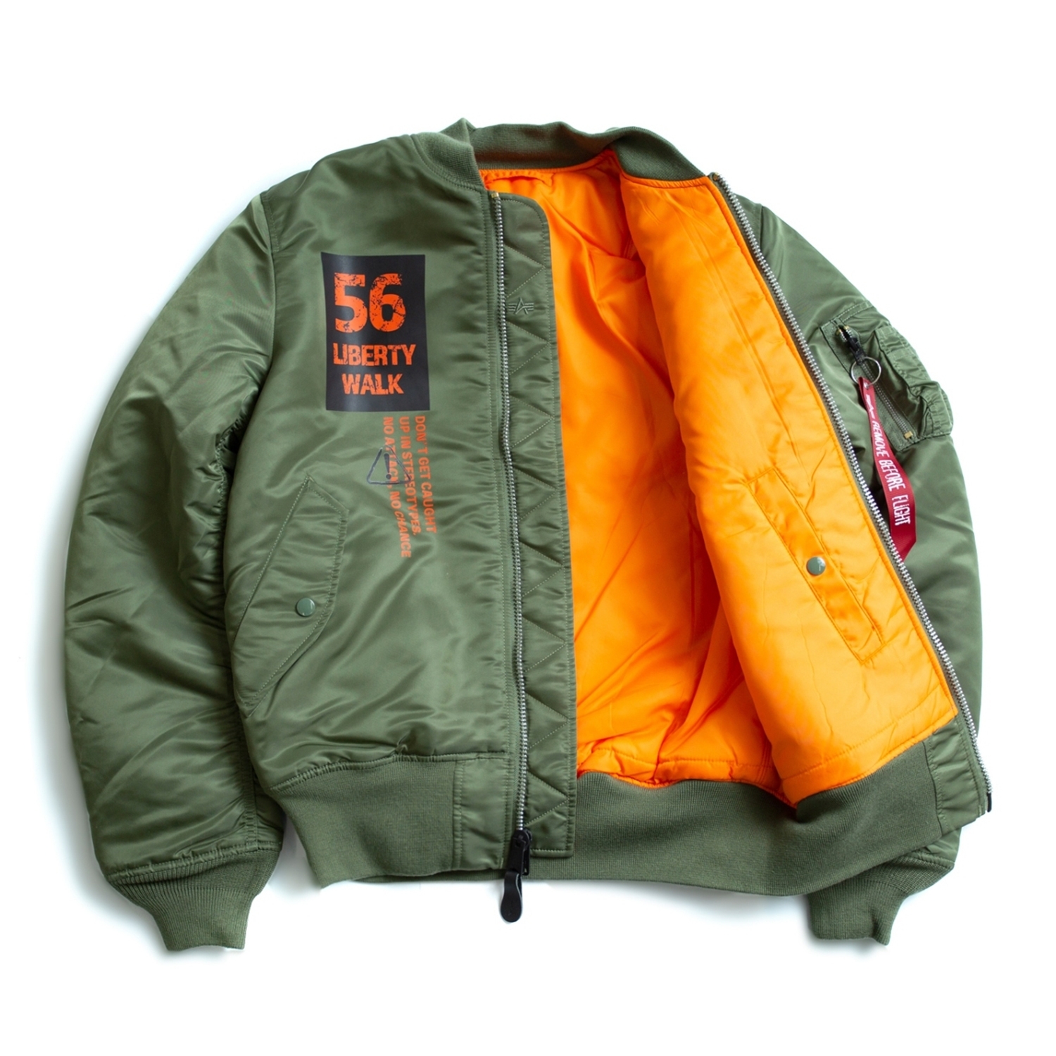 ALPHA INDUSTRIES×LBWK MA-1 卡其色- LB-网上商店