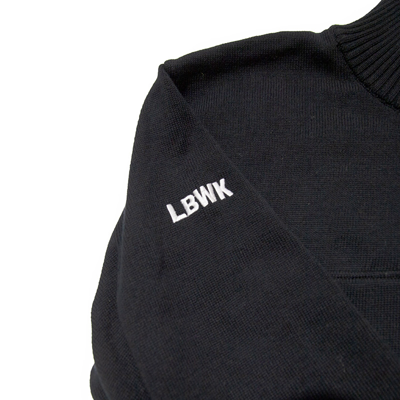 LB-WORKS Half Zip Knit Black - LB-ONLINE STORE