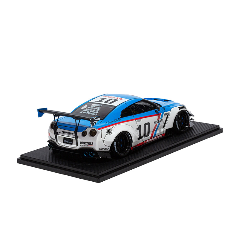 ignition model 1/18 LB-WORKS NISSAN GT-R R35 Type2 White×Blue - LB