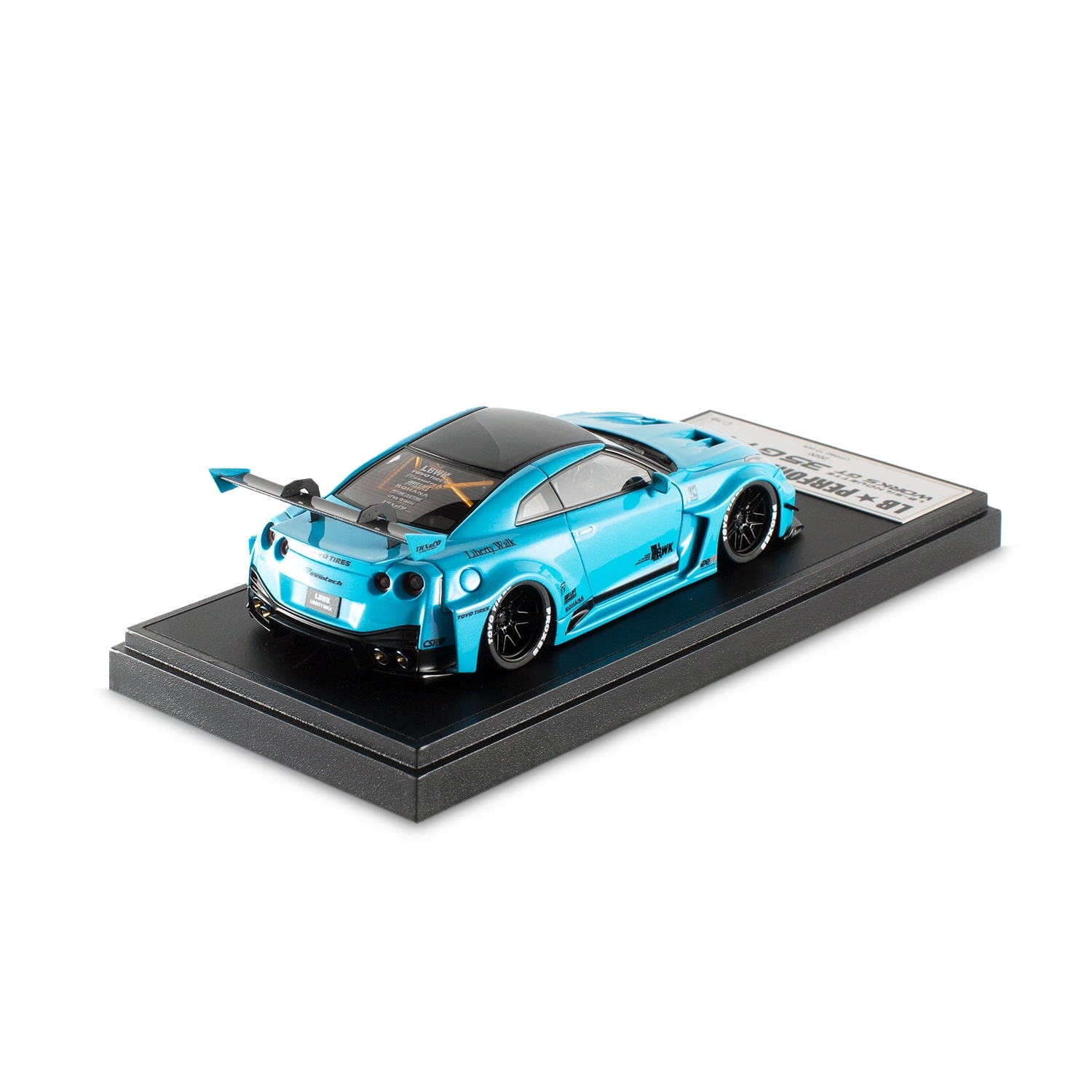 Make Up 1/43 LB-Silhouette WORKS GT 35GT-RR GT Wing ver. Pearl Light Blue -  LB-ONLINE STORE