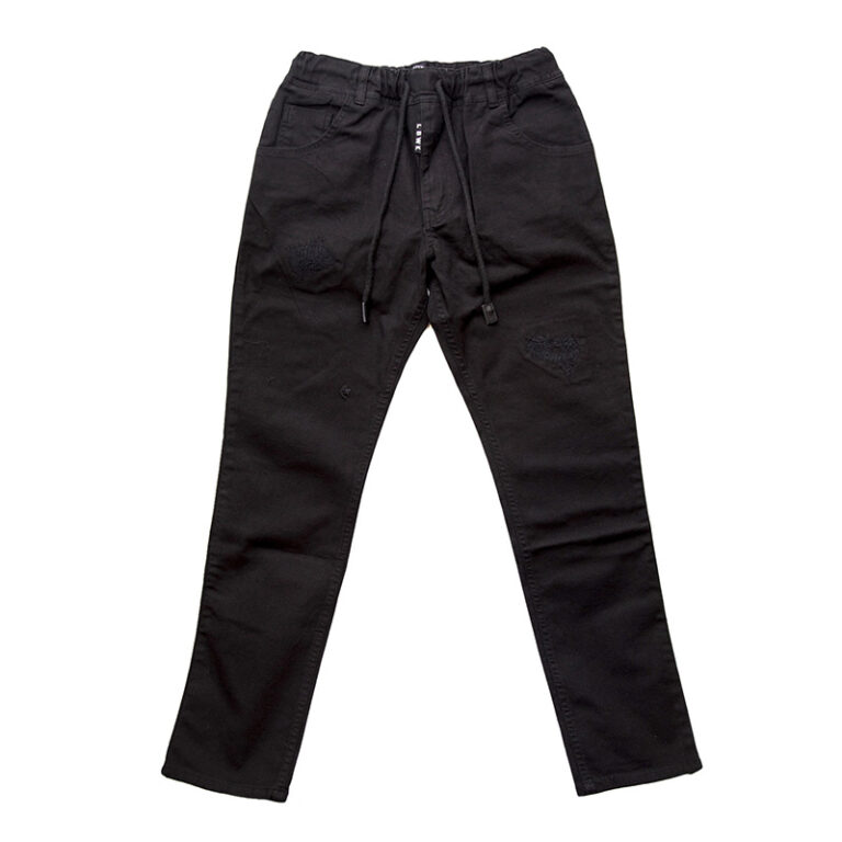 JEANS Denim Long Pants Black STORE