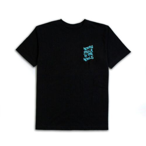 LB Paint Logo Tee Black×Orange
