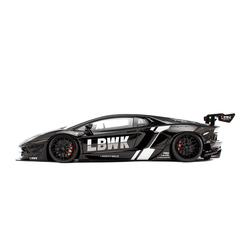 AUTOart 1/18 LB-WORKS Lamborghini Aventador LIMITED EDITION Black ...