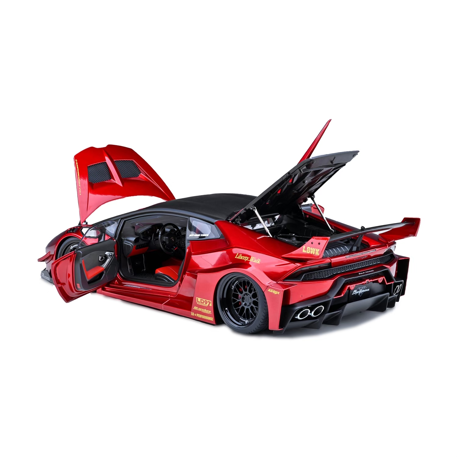 AUTOart 1/18 LB silueta WORKS HURACAN GT Rojo - LB-TIENDA ONLINE