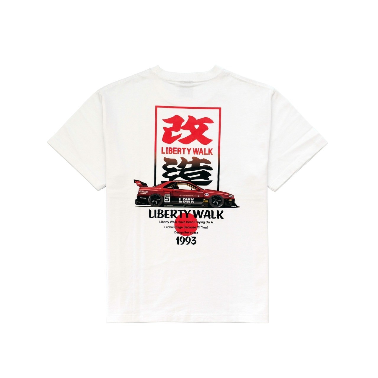 KAIZOU Box Logo 34 Tee White - LB-ONLINE STORE