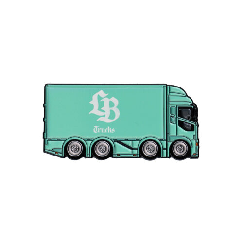 Leen Customs Pin Badge LB Trucks Mint Green