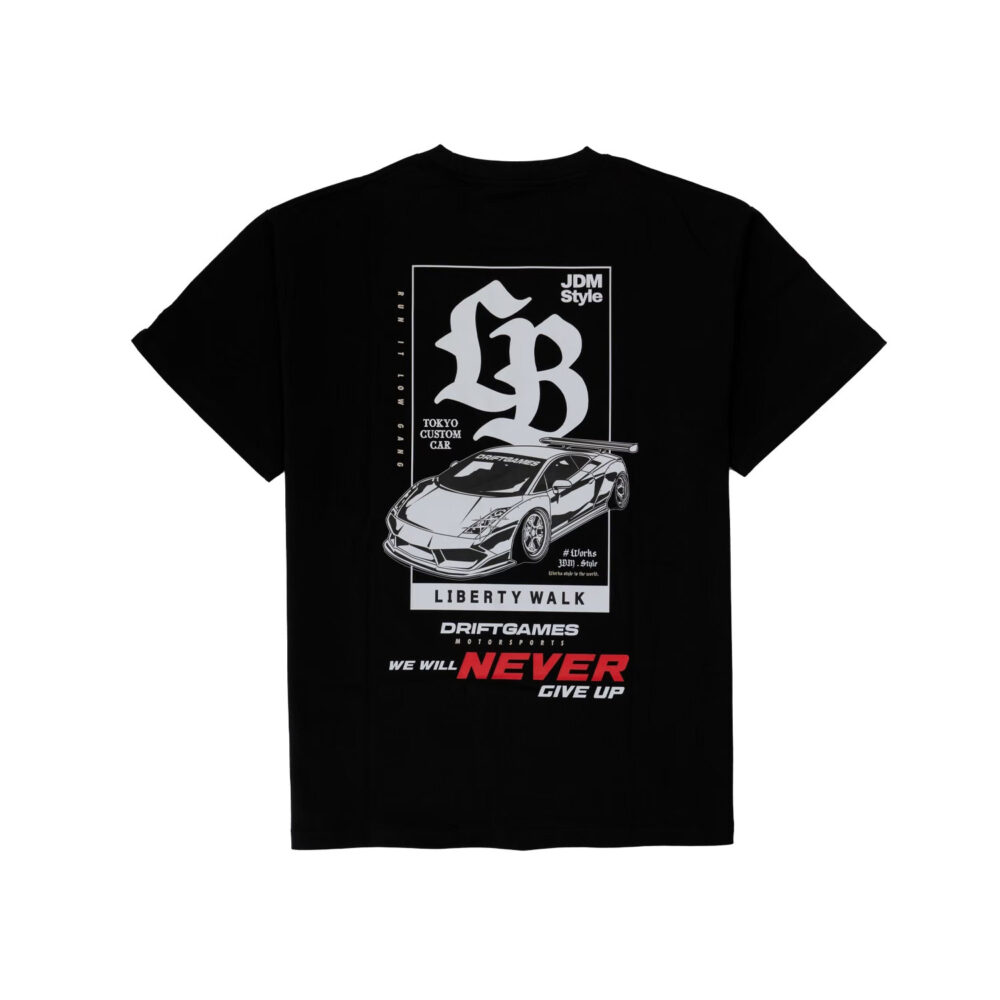 DRIFT GAMES×LB Tee Black