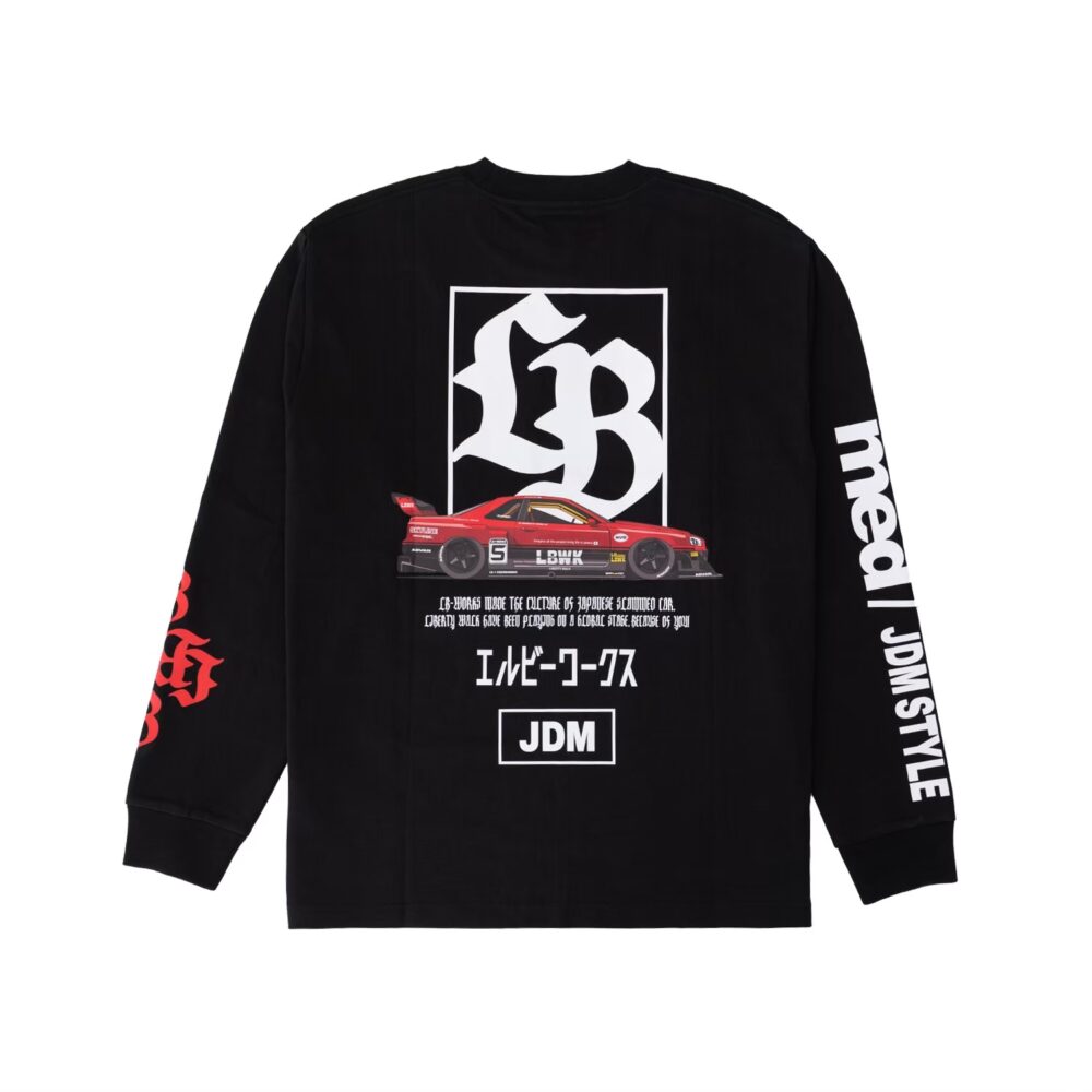 LB Box Logo 34 Long Sleeve Tee Black