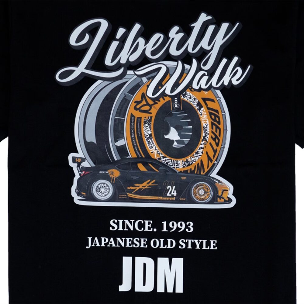 LB Wheel 86 Tee Black