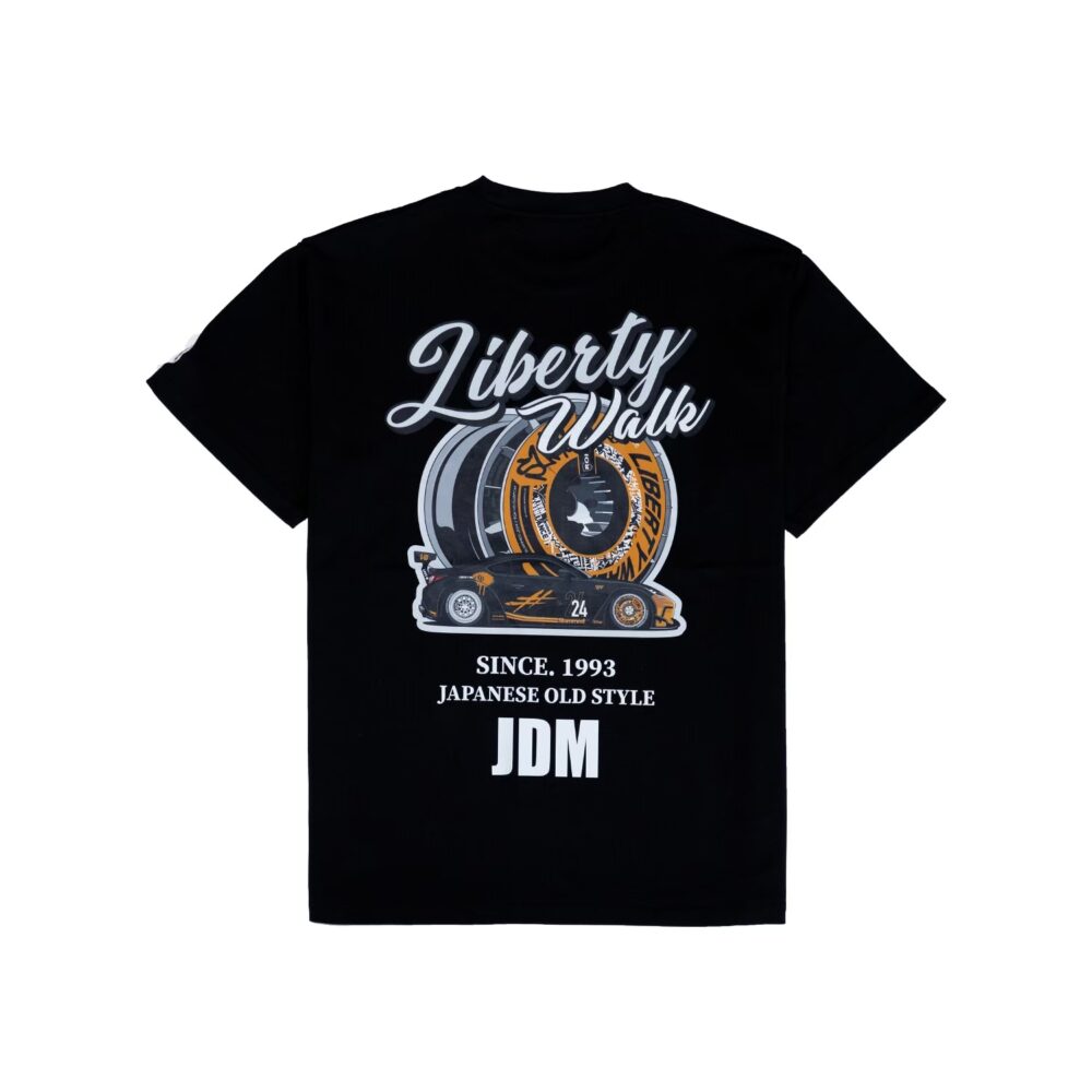 LB Wheel 86 Tee Black