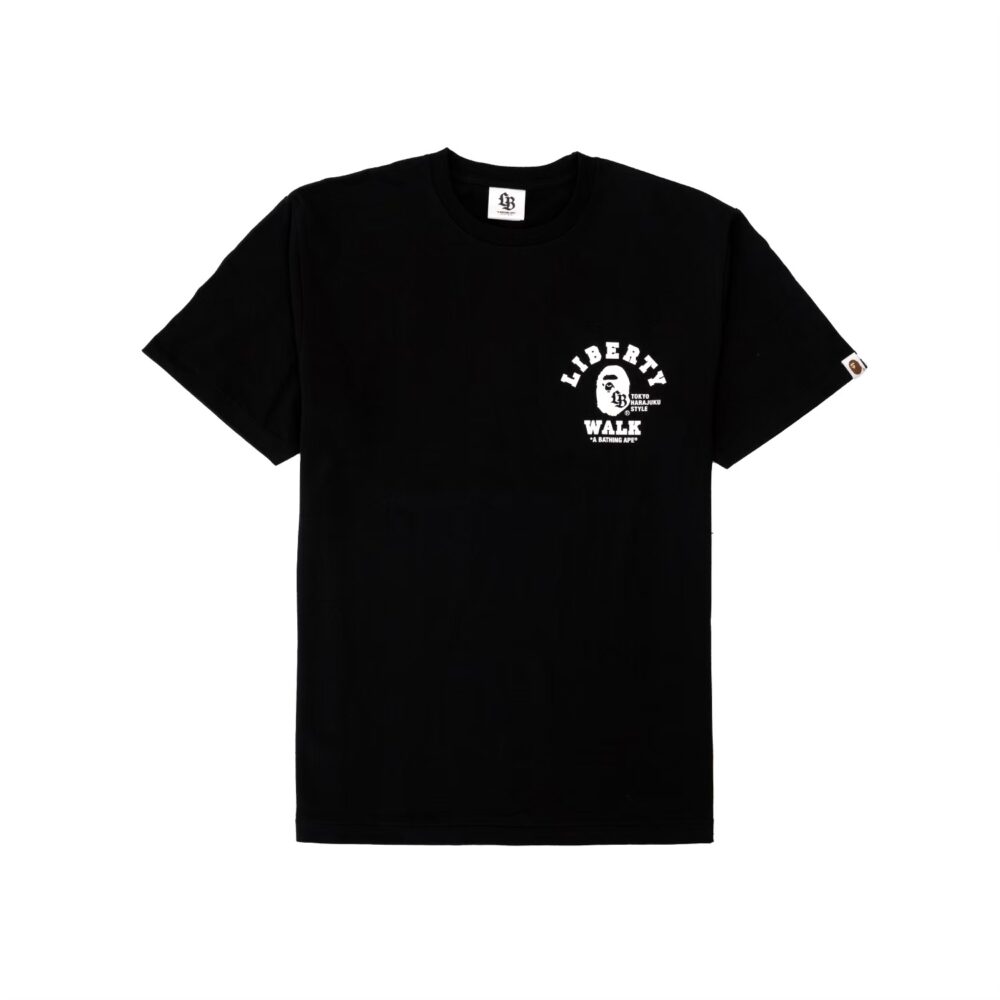 BAPE X LBWK - FD ABC CAMO TEE Black