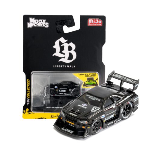 Muscle Machines 1/64 LB WORKS ER34 Black Mijo Exclusives