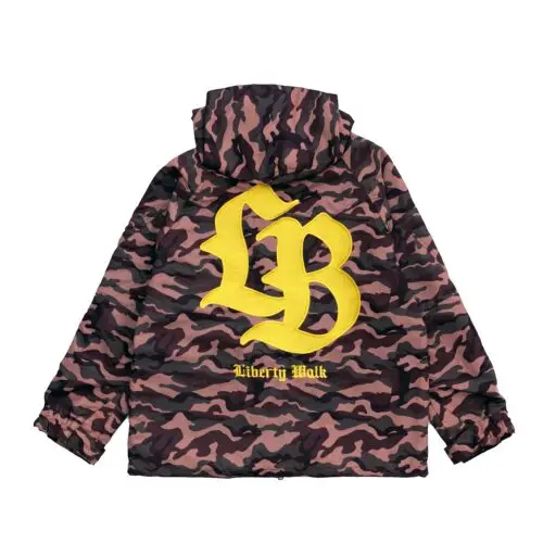 LB Logo Camouflage Mountain Parka