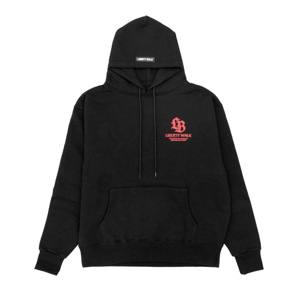 LB Hinomaru Wave 34 Hoodie Black