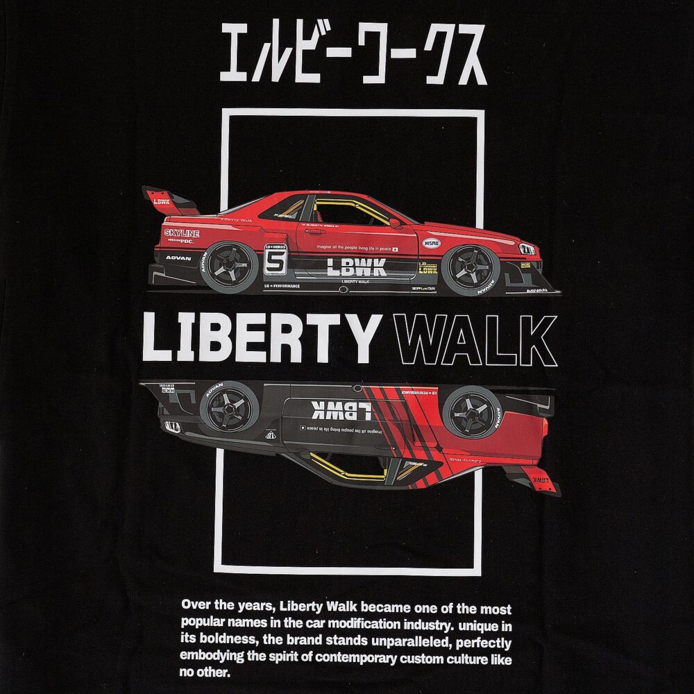 LB Box R34 Tee Black