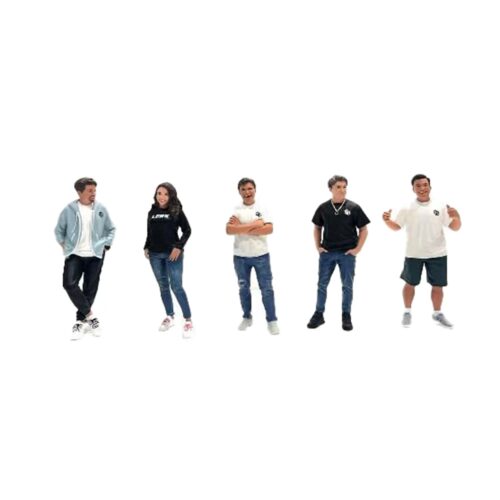 American Diorama 1:18 Figure Team Liberty Walk 5-piece set00002