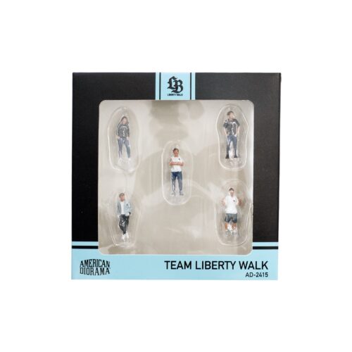 American Diorama 1:64 Liberty Walk Team Liberty Walk Team 5-person set00001