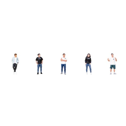 American Diorama 1:64 Liberty Walk Team Liberty Walk Team 5-person set00002