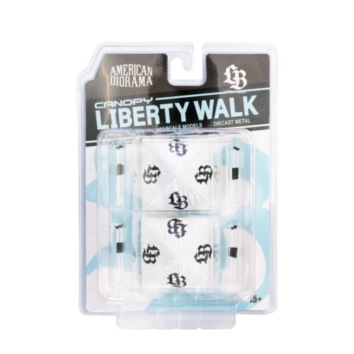 American Diorama 1:64 Liberty Walk White Tent 2 pieces00002