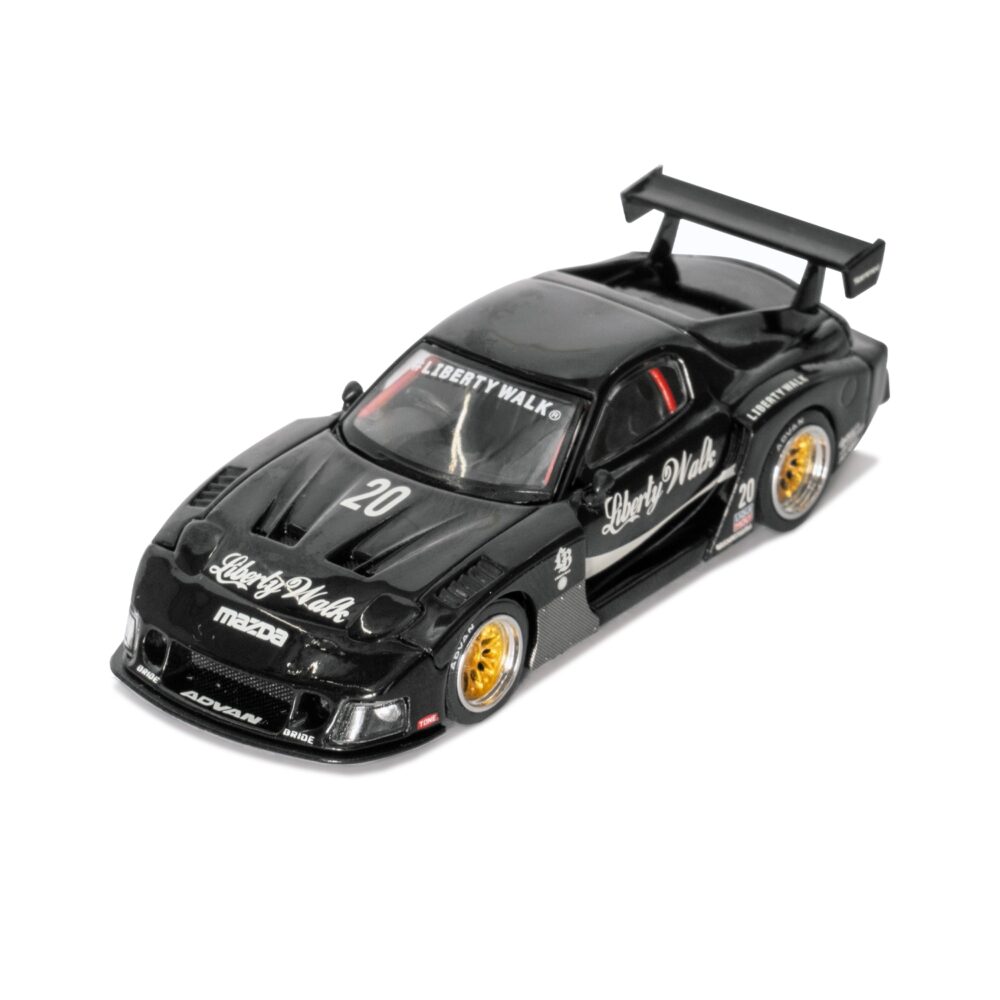 1/64 MAZDA RX-7 LB-Super Silhouette Liberty Walk Black