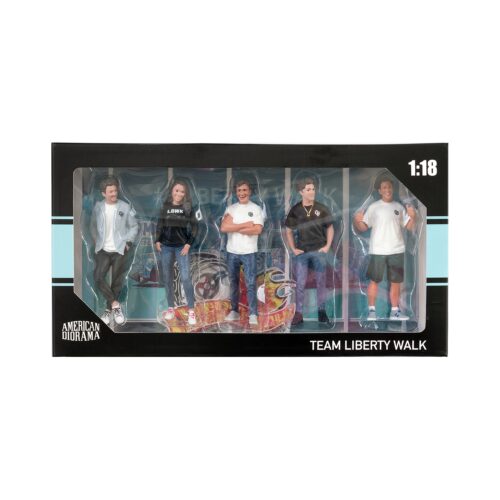 American Diorama 1/18 Figure Team Liberty Walk 5-piece set