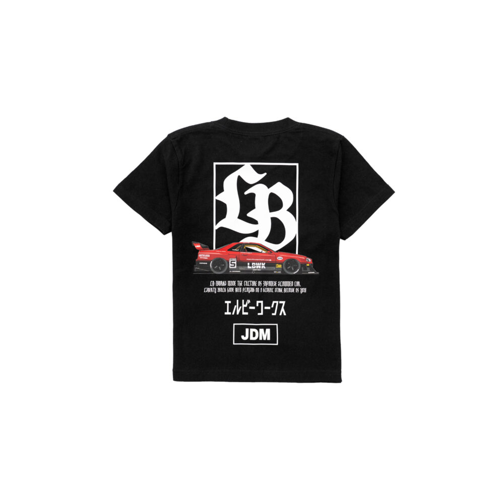 LB Box Logo 34 Kids Tee Black