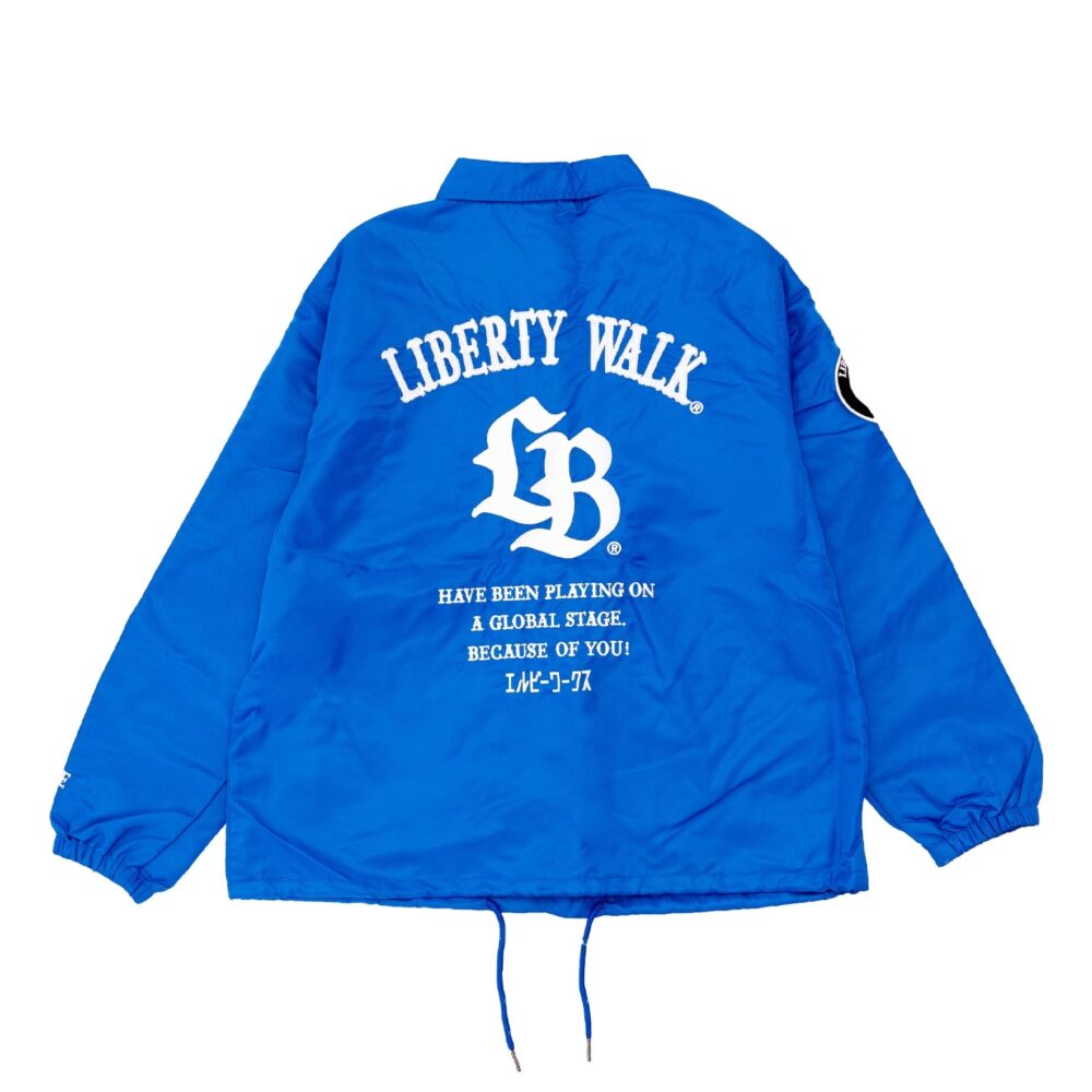 LB Thorn Logo Coach Jacket BLUE