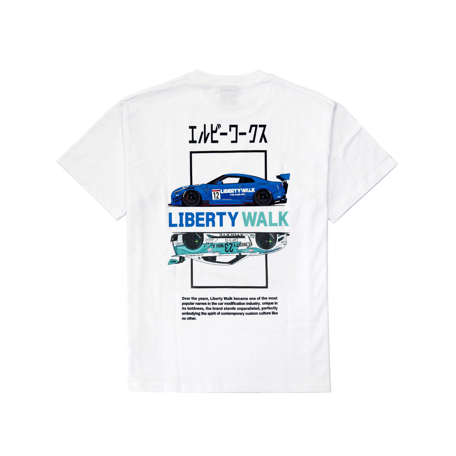 LB Hinomaru Wave Countach Tee | LIBERTYWALK COLLECTION - LB