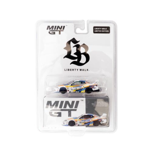 1/64 MINI GT Nissan LB-Super Silhouette S15 SILVIA #555 2023 Formula Drift Japan / LB Blister Packaging