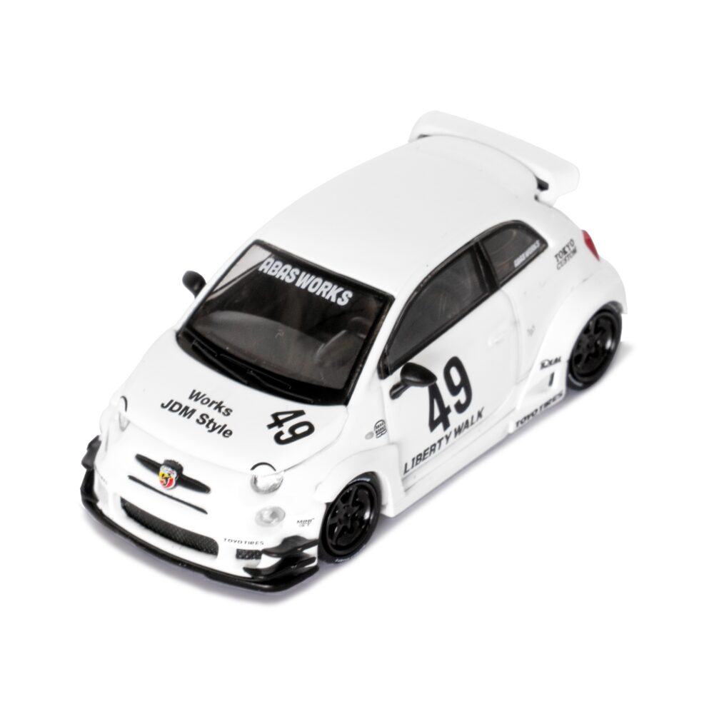 LB-WORKS x Abas Works ABARTH 595 Gara White LB Blister Packaging
