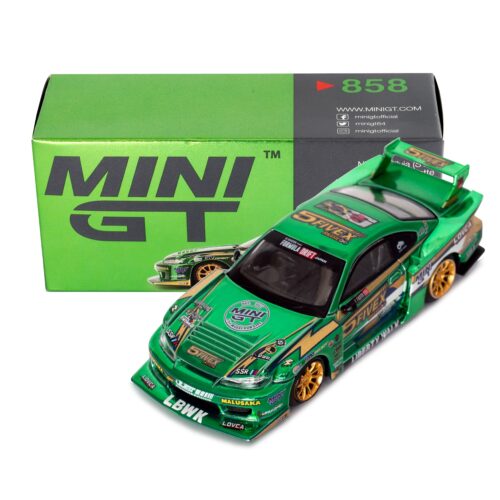 1/64 MINI GT Nissan LB-Super Silhouette S15 SILVIA LBWK 2024 Fausto Racing / Blister Packaging