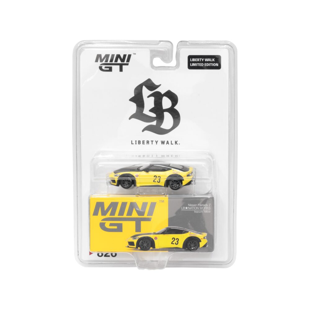 Nissan Z LB★NATION WORKS Ikazuchi Yellow / LB Blister Packaging