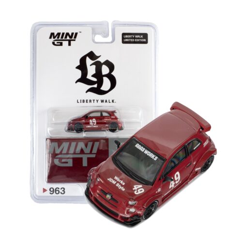 LB-WORKS x Abas Works ABARTH 595 Red / LB Blister Packaging