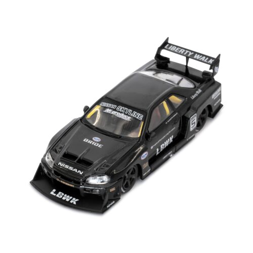 1/64 MINI GT Nissan LB-ER34 Super Silhouette Black Blister