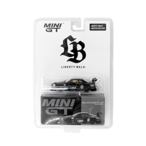 1/64 MINI GT Nissan LB-ER34 Super Silhouette Black Blister