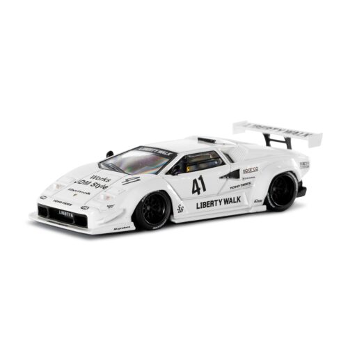 1/64 Lamborghini Countach LB-WORKS White 2024 Tokyo Auto Salon/LB Blister Packaging