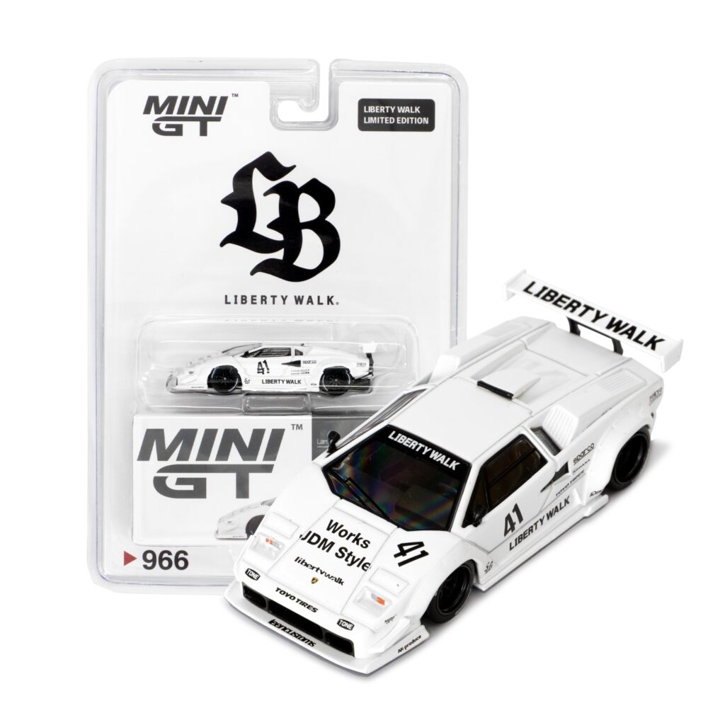 1/64 Lamborghini Countach LB-WORKS White 2024 Tokyo Auto Salon/LB Blister Packaging