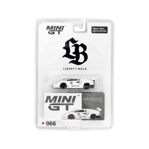1/64 Lamborghini Countach LB-WORKS White 2024 Tokyo Auto Salon/LB Blister Packaging