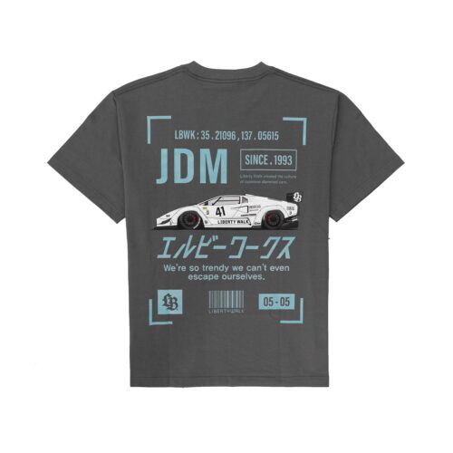 BOX JDM Countach Tee Gray